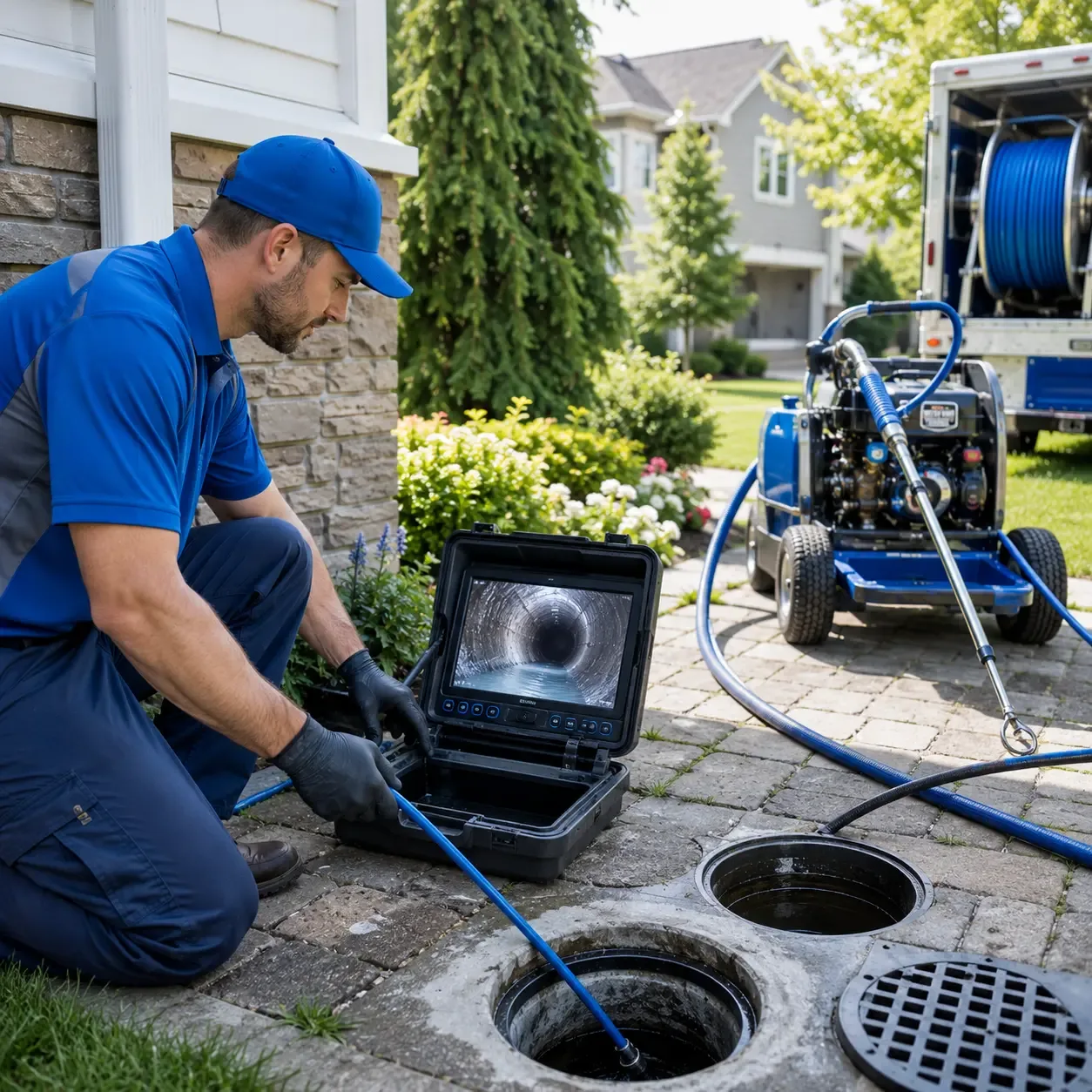 Outdoor drain cleaning professionals serving Hobart, WA